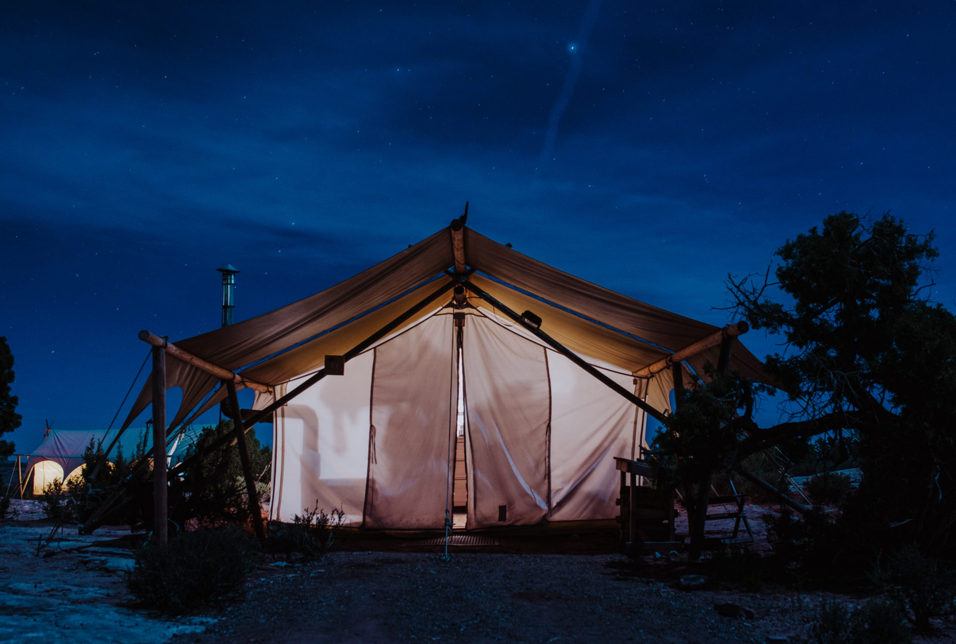 adventure travel luxury tent
