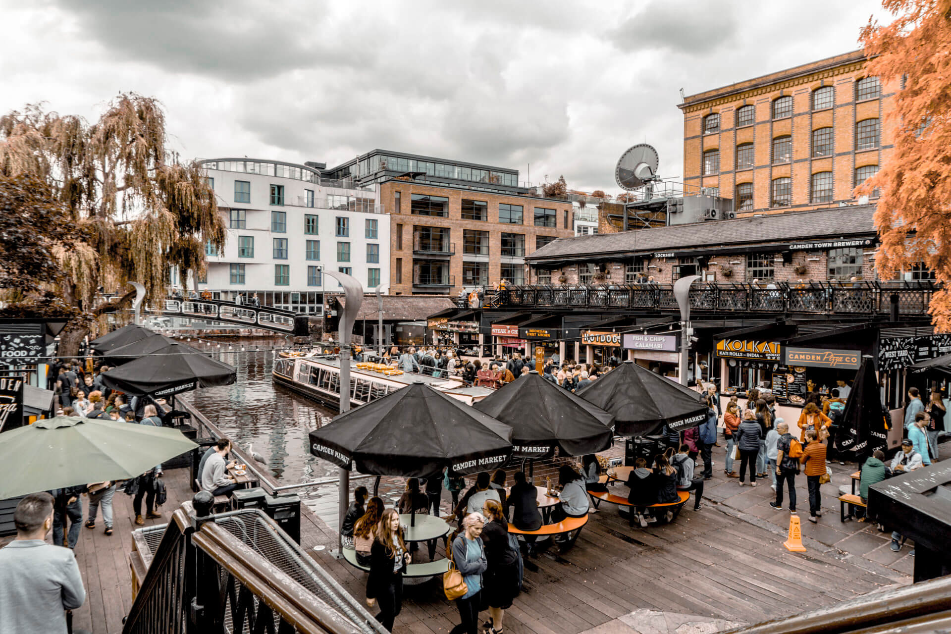 camden town market london uk