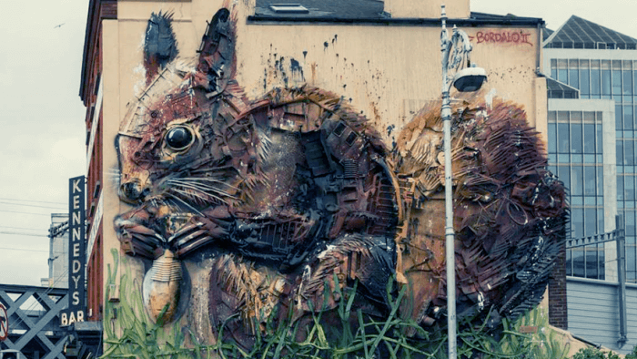 Big Trash Animal by Bordalo II 