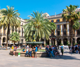 Plaza in city center
